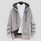 Oslo stickad hoodie