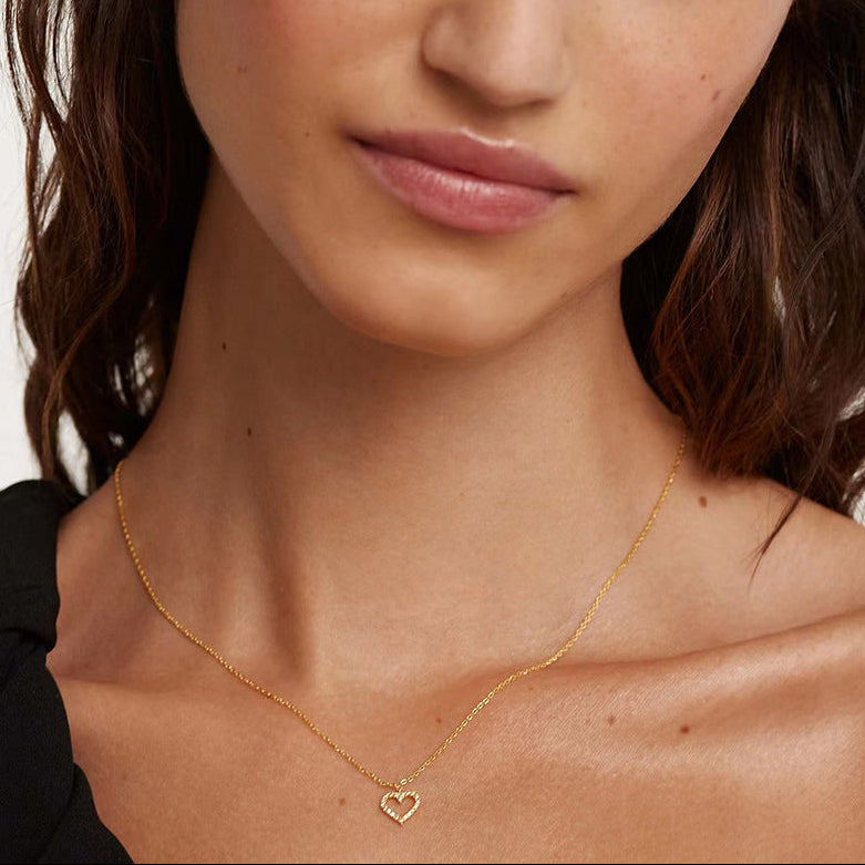 Hollow Heart Necklace