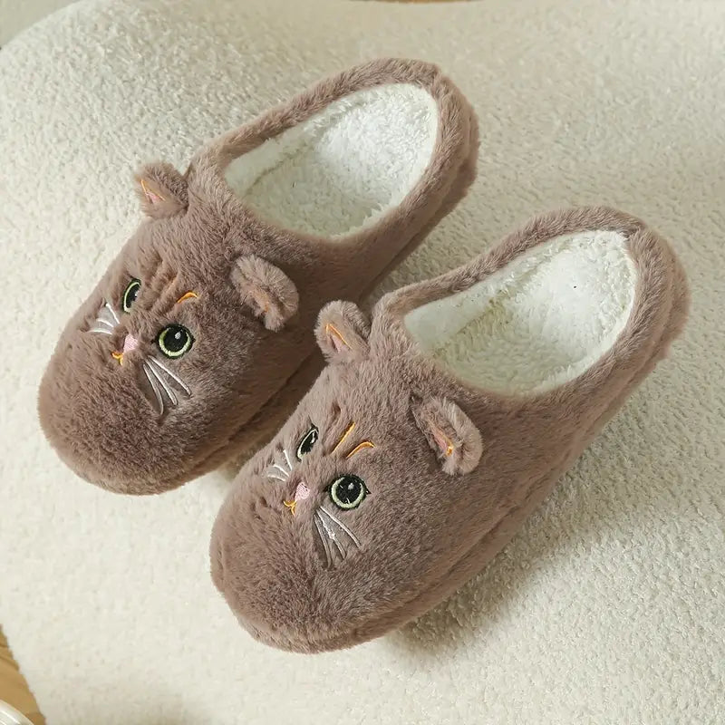 Luna - Cat Plush tofflor