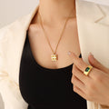 Blocks Necklace