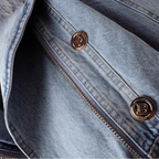 Monroe päls krage denimjackan