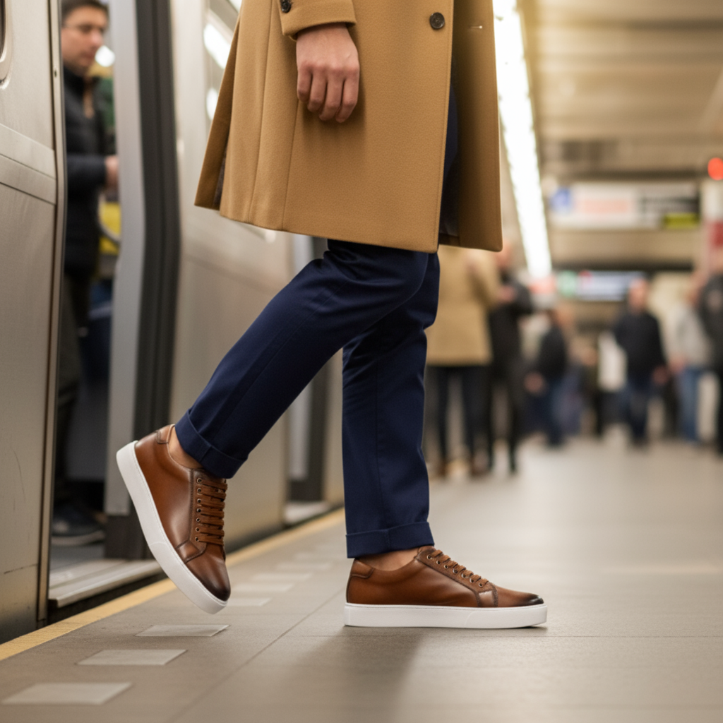Westbridge läder lågtoppar